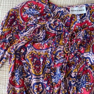 Antik Batik blouse. Size S. Bought in France.